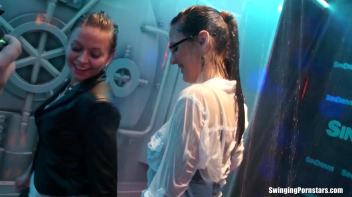 After Work Orgy Rampage Part 2 - Shower Cam Screencap 84 on www.sinx.com