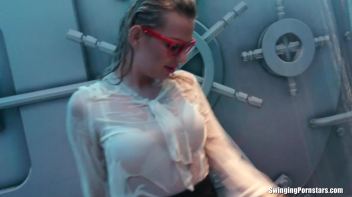 After Work Orgy Rampage Part 2 - Shower Cam Screencap 114 on www.sinx.com