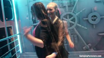 After Work Orgy Rampage Part 2 - Shower Cam Screencap 63 on www.sinx.com