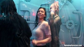 After Work Orgy Rampage Part 2 - Shower Cam Screencap 67 on www.sinx.com