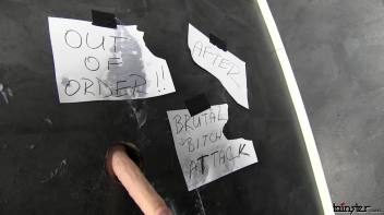 Out Of Order Gloryhole Ain't Stopping This Freak! Screencap 1 on www.sinx.com