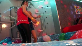 Bimbo Birthday Bash Part 2 - Shower Cam Screencap 14 on www.sinx.com