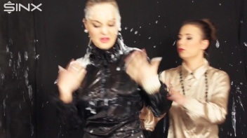Catfighting WAM Babes Wash Themselves Off Screencap 17 on www.sinx.com