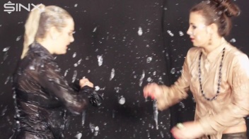 Catfighting WAM Babes Wash Themselves Off Screencap 34 on www.sinx.com