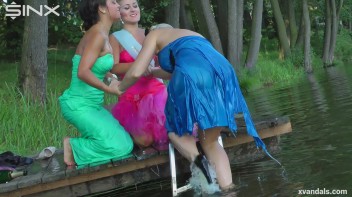 Beauty queens catfight in a lake - Cam 1 Screencap 90 on www.sinx.com