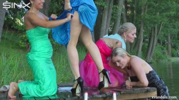 Beauty queens catfight in a lake - Cam 1 Screencap 91 on www.sinx.com