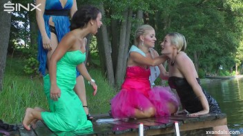 Beauty queens catfight in a lake - Cam 1 Screencap 92 on www.sinx.com