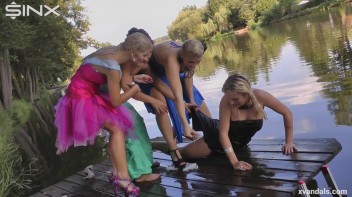 Beauty queens catfight in a lake - Cam 1 Screencap 94 on www.sinx.com