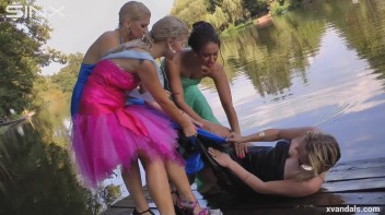Beauty queens catfight in a lake - Cam 1 Screencap 95 on www.sinx.com