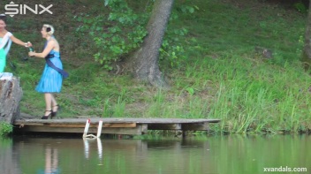 Beauty queens catfight in a lake - Cam 1 Screencap 35 on www.sinx.com