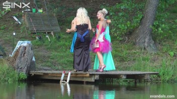 Beauty queens catfight in a lake - Cam 1 Screencap 38 on www.sinx.com