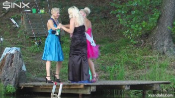 Beauty queens catfight in a lake - Cam 1 Screencap 39 on www.sinx.com