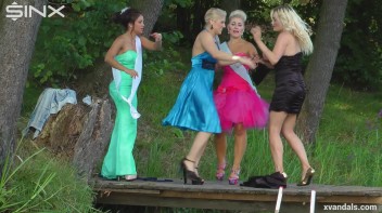 Beauty queens catfight in a lake - Cam 1 Screencap 48 on www.sinx.com