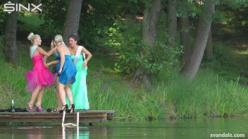 Beauty queens catfight in a lake - Cam 1 Screencap 54 on www.sinx.com