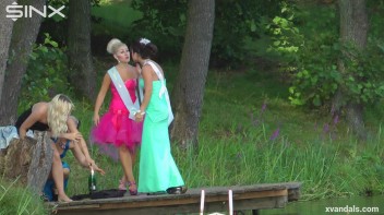 Beauty queens catfight in a lake - Cam 1 Screencap 55 on www.sinx.com