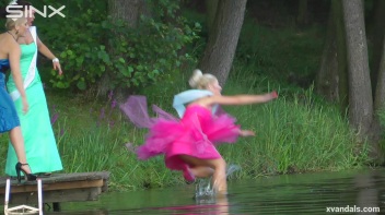 Beauty queens catfight in a lake - Cam 1 Screencap 58 on www.sinx.com