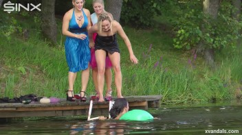Beauty queens catfight in a lake - Cam 1 Screencap 74 on www.sinx.com