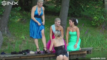 Beauty queens catfight in a lake - Cam 1 Screencap 79 on www.sinx.com