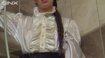 Fully Dressed Shower Leaves Brunette Drenched Screencap 37 on www.sinx.com