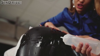 Cooking Up A Mighty Creampie In The Kitchen!  Chef Works His Magic On Two Fine Pieces Of Meat! Screencap 9 on www.sinx.com