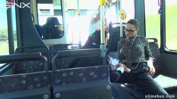 Horny Teen Gets Covered In Cum On The Slime Bus Screencap 13 on www.sinx.com