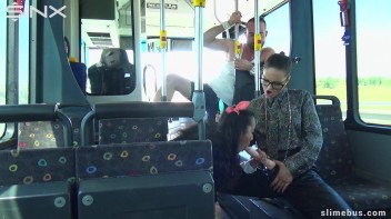 Horny Teen Gets Covered In Cum On The Slime Bus Screencap 16 on www.sinx.com