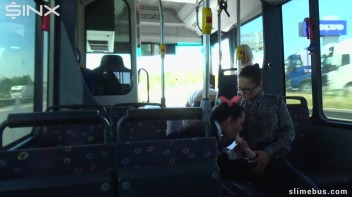 Horny Teen Gets Covered In Cum On The Slime Bus Screencap 27 on www.sinx.com