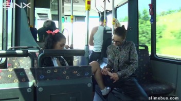 Horny Teen Gets Covered In Cum On The Slime Bus Screencap 40 on www.sinx.com