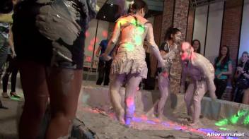 Eurobabes Going Mud Mad! Screencap 28 on www.sinx.com