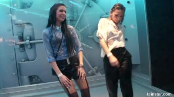 Young and flexible chicks getting wet Screencap 34 on www.sinx.com