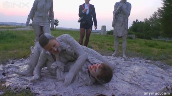 Mud Wrestling Babes Messy Catfighting Screencap 61 on www.sinx.com