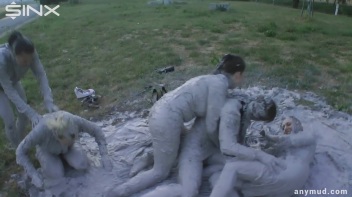 Mud Wrestling Babes Messy Catfighting Screencap 83 on www.sinx.com