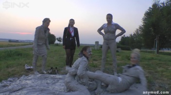 Mud Wrestling Babes Messy Catfighting Screencap 42 on www.sinx.com