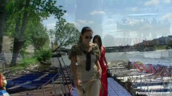 Exhibitionist Wetlook Boat Babes Screencap 6 on www.sinx.com