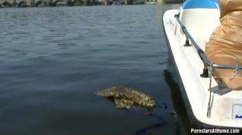 Exhibitionist Wetlook Boat Babes Screencap 75 on www.sinx.com