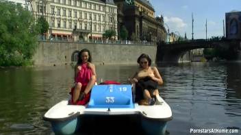 Exhibitionist Wetlook Boat Babes Screencap 79 on www.sinx.com