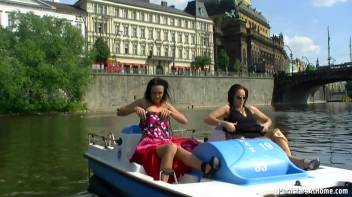 Exhibitionist Wetlook Boat Babes Screencap 80 on www.sinx.com