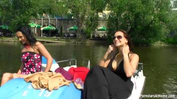 Exhibitionist Wetlook Boat Babes Screencap 88 on www.sinx.com