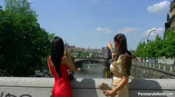 Exhibitionist Wetlook Boat Babes Screencap 1 on www.sinx.com