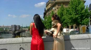 Exhibitionist Wetlook Boat Babes Screencap 2 on www.sinx.com