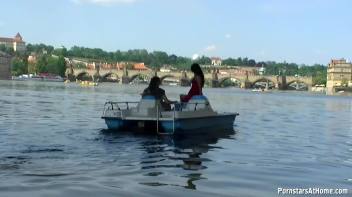 Exhibitionist Wetlook Boat Babes Screencap 21 on www.sinx.com