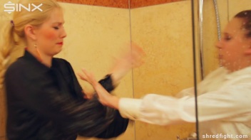 Wet And Messy Catfight Ends In Ripped Clothes Screencap 18 on www.sinx.com