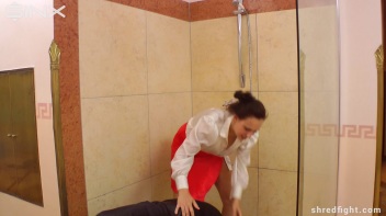 Wet And Messy Catfight Ends In Ripped Clothes Screencap 32 on www.sinx.com