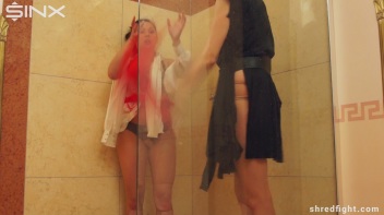 Wet And Messy Catfight Ends In Ripped Clothes Screencap 61 on www.sinx.com