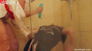 Wet And Messy Catfight Ends In Ripped Clothes Screencap 67 on www.sinx.com