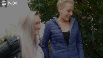 Seductive Blondes Take A Smoke Break Screencap 48 on www.sinx.com