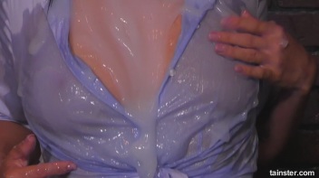 Cutie Is Covered In Jizz From Spraying Dildo Screencap 16 on www.sinx.com