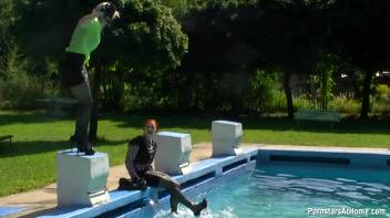 Wet And Creamy At The Pool Screencap 38 on www.sinx.com