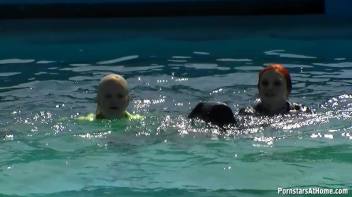 Wet And Creamy At The Pool Screencap 41 on www.sinx.com