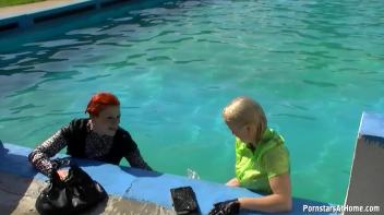 Wet And Creamy At The Pool Screencap 42 on www.sinx.com